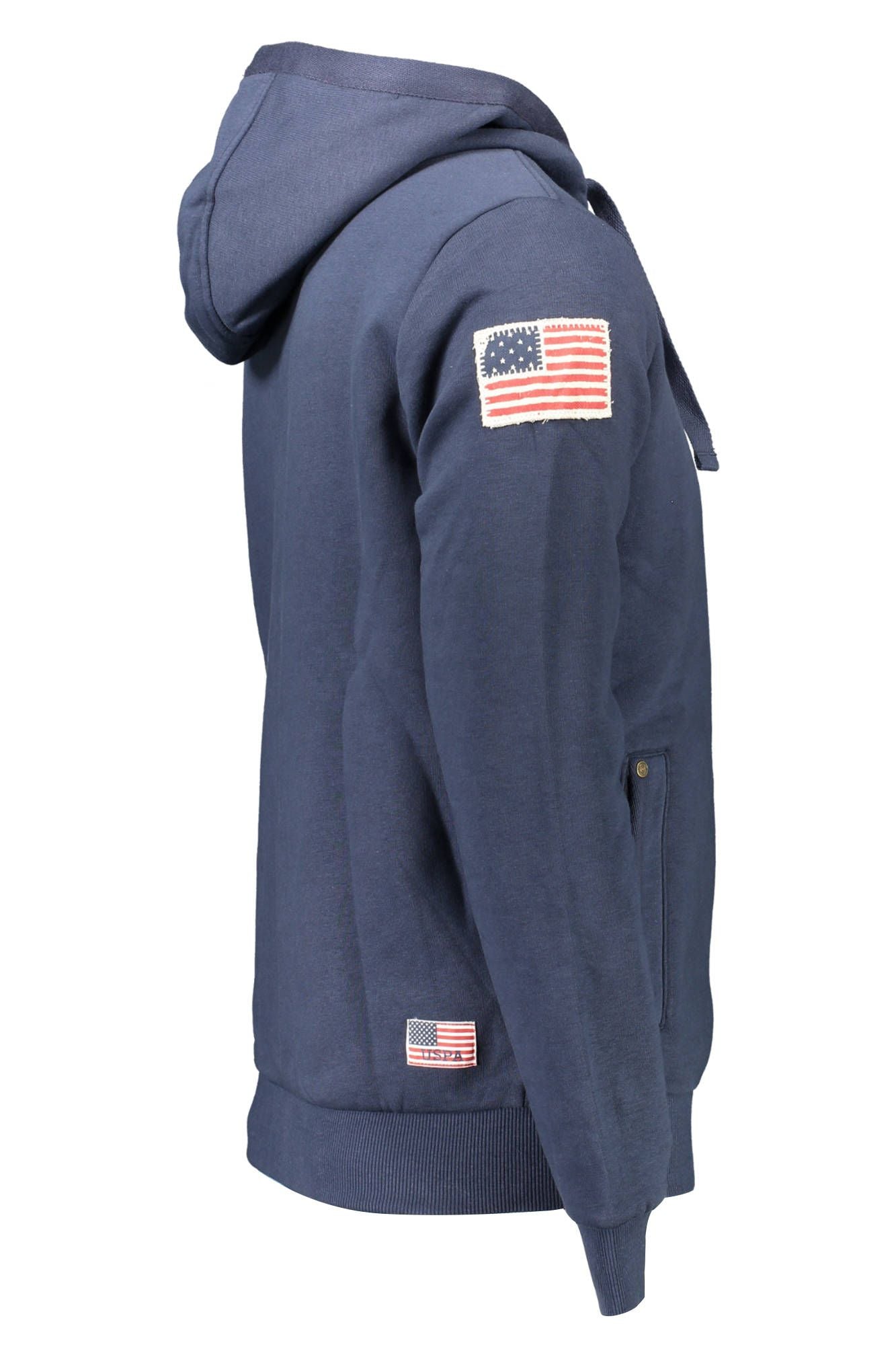US POLO ASSN. Blauer Baumwollpullover für Herren