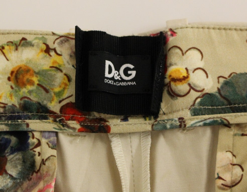 Dolce &amp; Gabbana Beige Chinos aus Baumwolle