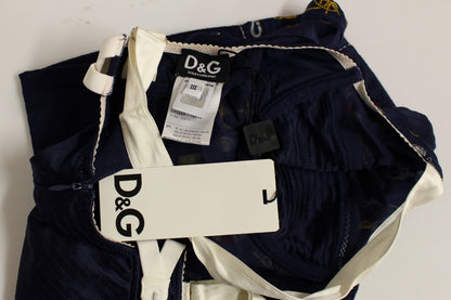 Dolce &amp; Gabbana Blaues Tanktop mit Matrosenmotiv