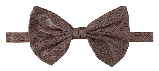 Dolce &amp; Gabbana – Verstellbare Papillon-Fliege mit grauem Fantasy-Print