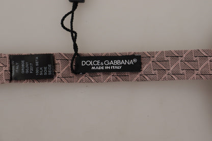 Dolce &amp; Gabbana – Verstellbare Papillon-Fliege mit grauem Fantasy-Print