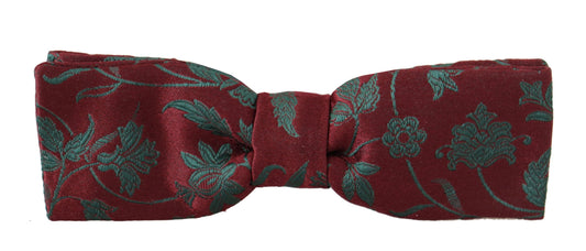 Dolce &amp; Gabbana – Verstellbare Papillon-Fliege mit kastanienbraunem Muster