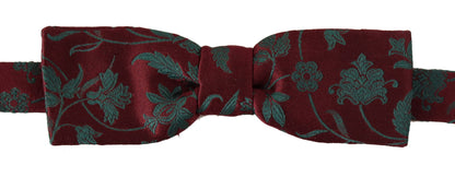 Dolce &amp; Gabbana – Verstellbare Papillon-Fliege mit kastanienbraunem Muster