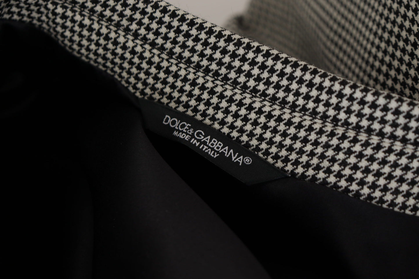 Dolce &amp; Gabbana Grau karierter einreihiger Blazer
