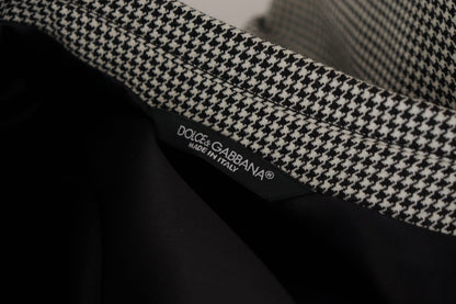 Dolce &amp; Gabbana Grau karierter einreihiger Blazer