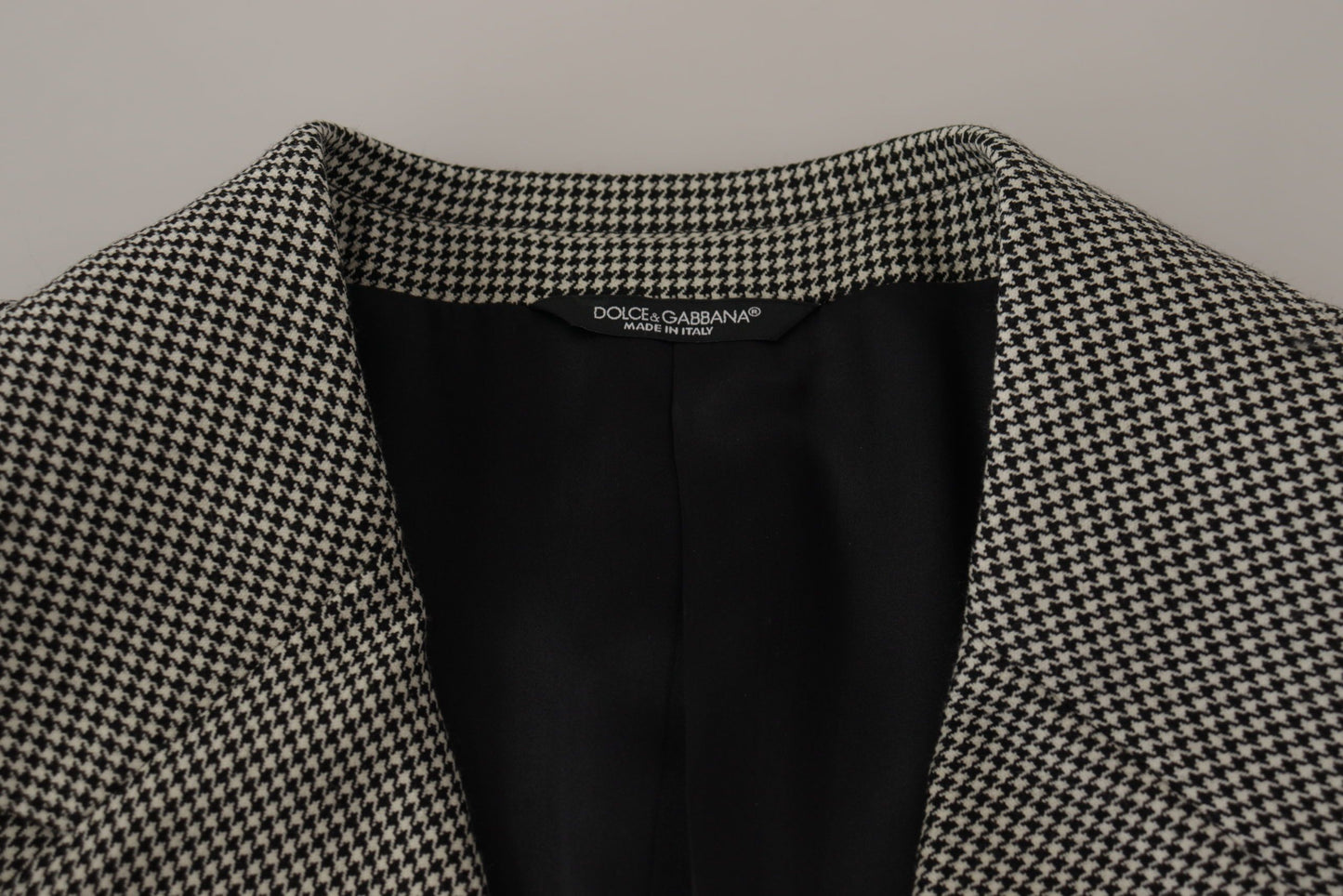 Dolce &amp; Gabbana Grau karierter einreihiger Blazer