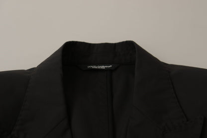 Dolce &amp; Gabbana Schwarzer einreihiger TAORMINA-Blazer
