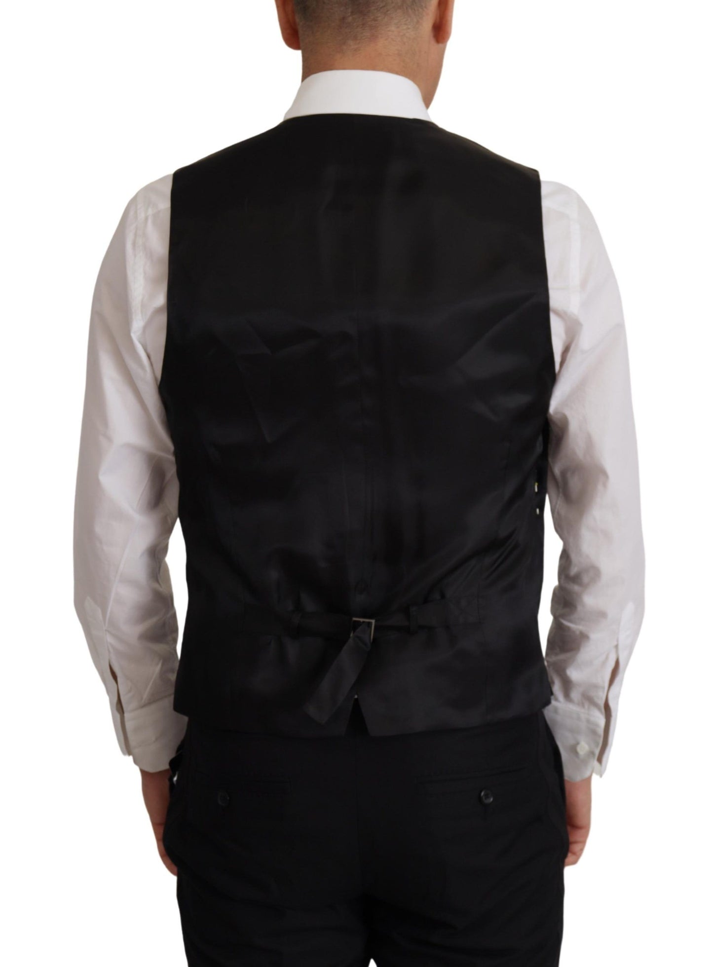 Dolce &amp; Gabbana Schwarze Jacke Weste 2 Stück MARTINI Blazer