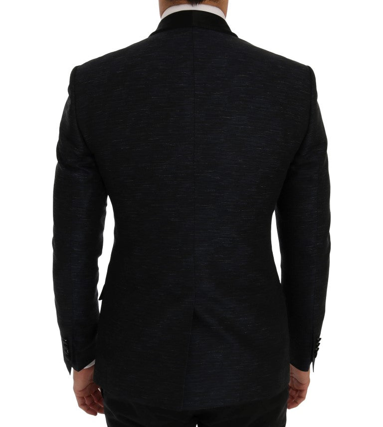 Dolce &amp; Gabbana – Blauer MARTINI – Schmaler, zweiteiliger Blazer