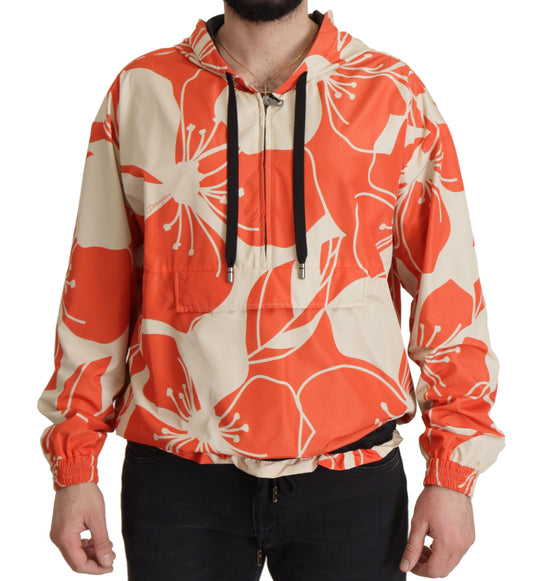 Dolce &amp; Gabbana Mehrfarbiger Kapuzenpullover mit Blumenmuster
