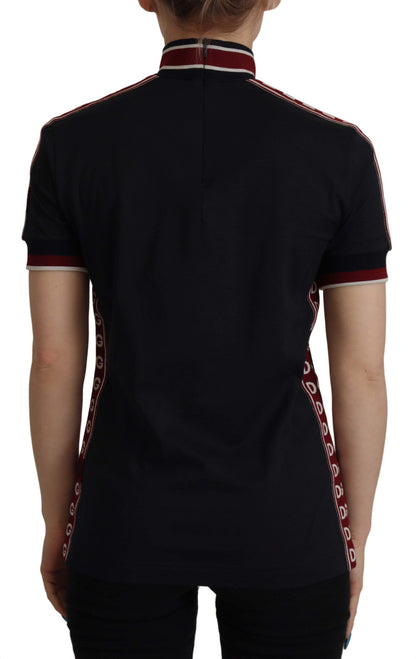 Dolce &amp; Gabbana – Schwarzes T-Shirt „#DGMillennials“ aus 100 % Baumwolle