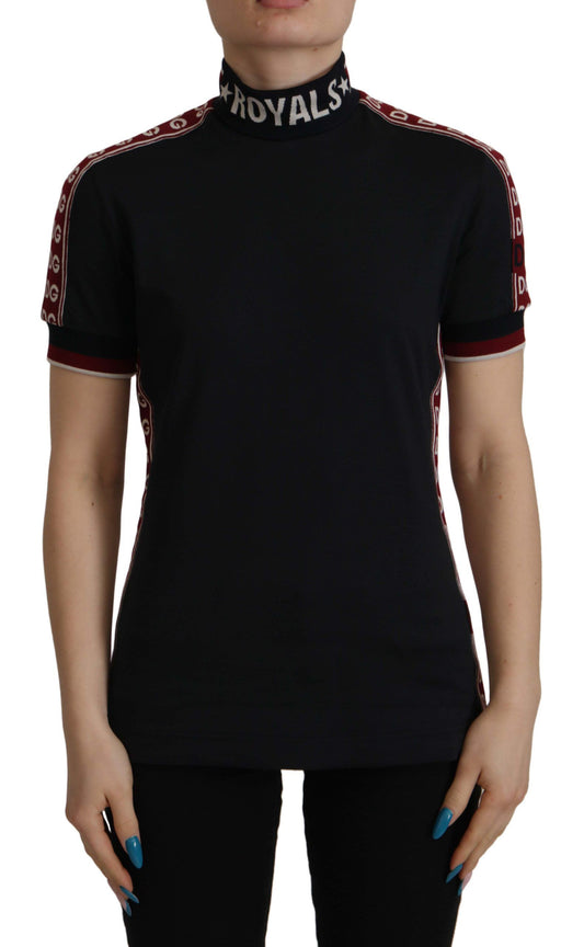 Dolce &amp; Gabbana – Schwarzes T-Shirt „#DGMillennials“ aus 100 % Baumwolle