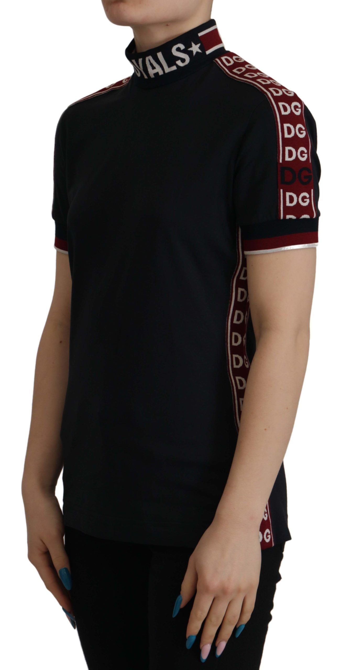 Dolce &amp; Gabbana – Schwarzes T-Shirt „#DGMillennials“ aus 100 % Baumwolle