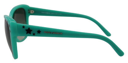 Dolce &amp; Gabbana – DG4124 – Sonnenbrille mit quadratischen Gläsern aus Acetat mit grünen Sternen