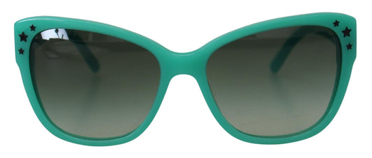 Dolce &amp; Gabbana – DG4124 – Sonnenbrille mit quadratischen Gläsern aus Acetat mit grünen Sternen