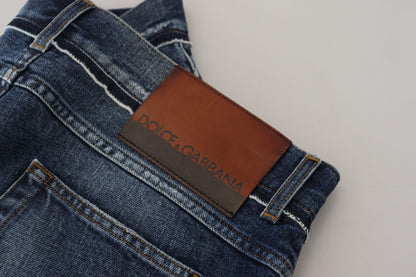 Dolce &amp; Gabbana Jeanshose aus Baumwolle in normaler Waschung in Blau