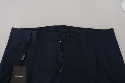 Dolce &amp; Gabbana Blaue Chinos mit schmaler Passform