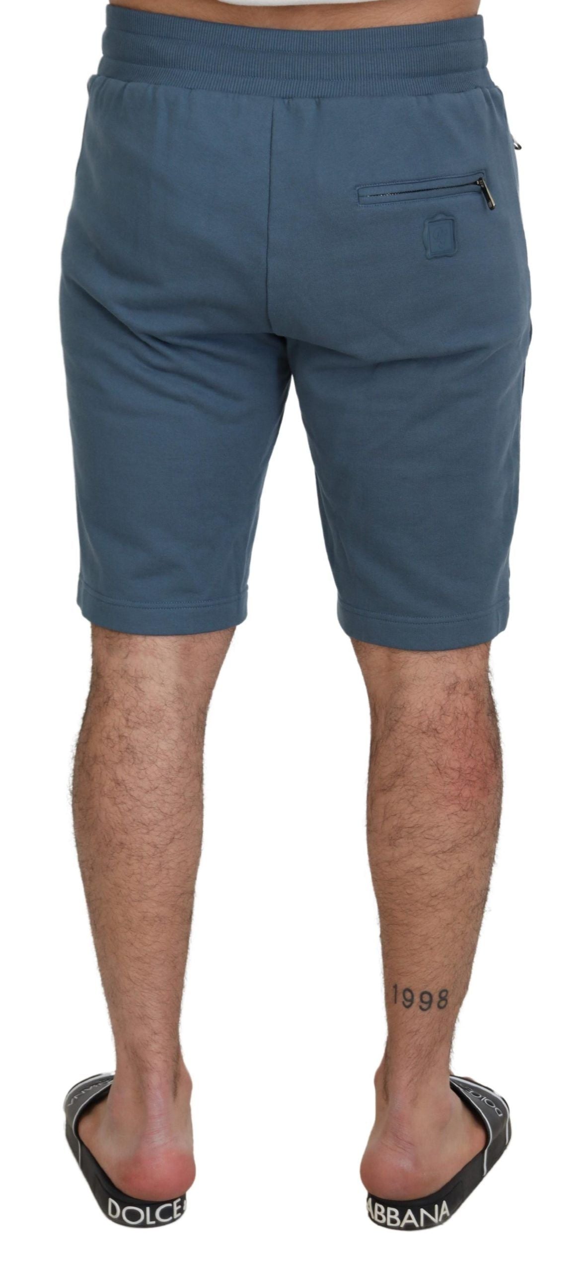 Dolce &amp; Gabbana Blaue Bermudashorts aus Baumwolle für Herren
