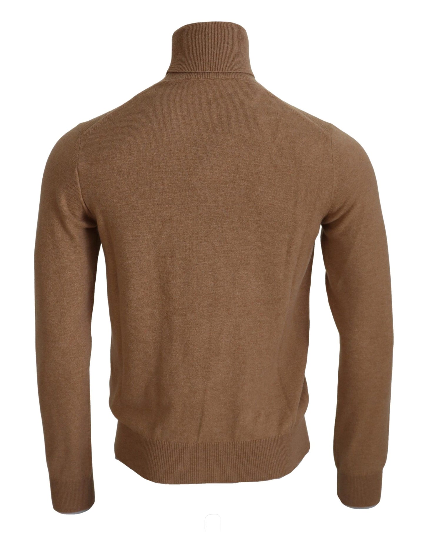 Dolce &amp; Gabbana Beige Cashmere Turtleneck Pullover Sweater