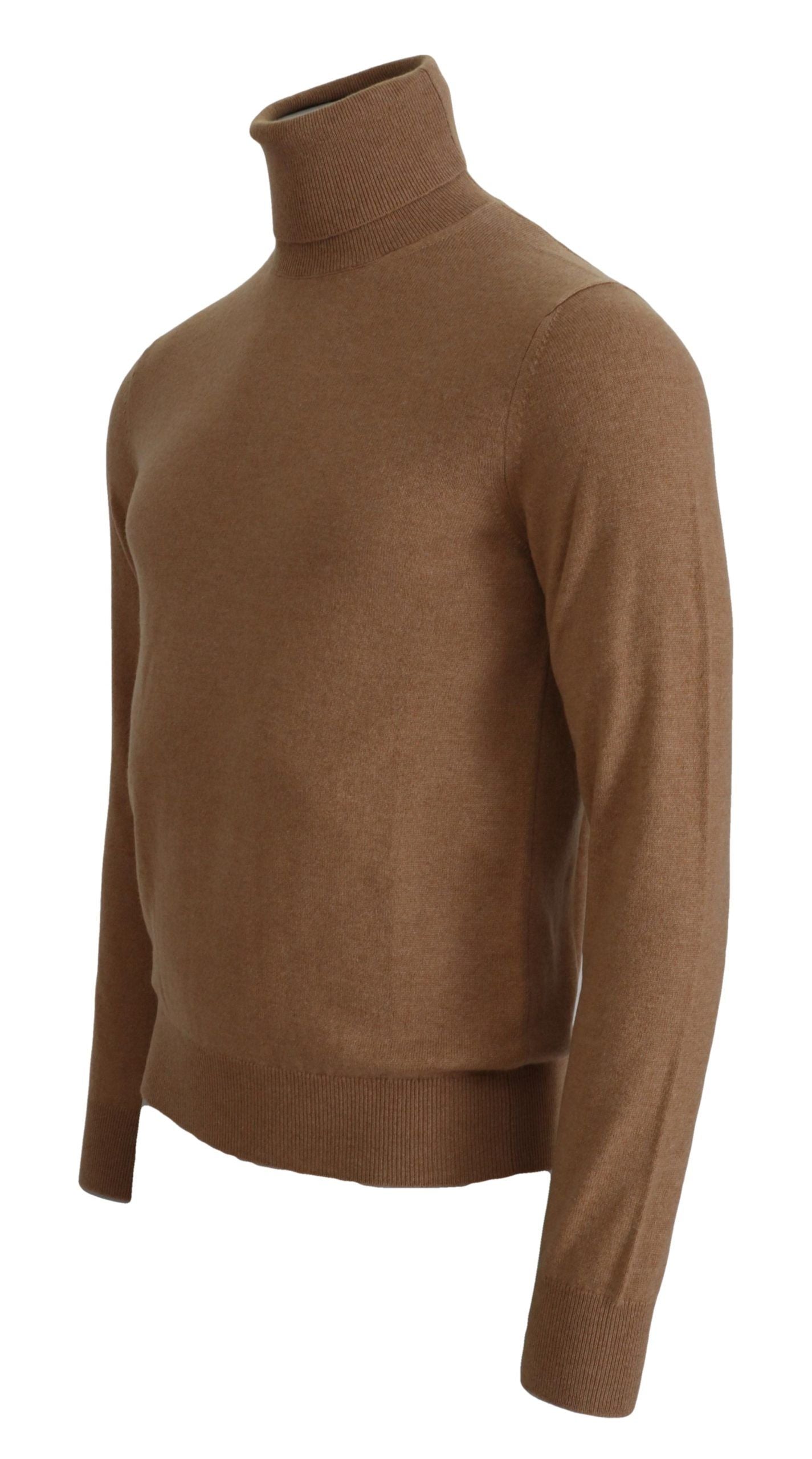 Dolce &amp; Gabbana Beige Cashmere Turtleneck Pullover Sweater