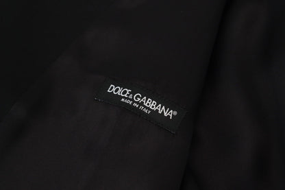 Dolce &amp; Gabbana Schwarze Weste aus Schurwolle für formelle Anlässe