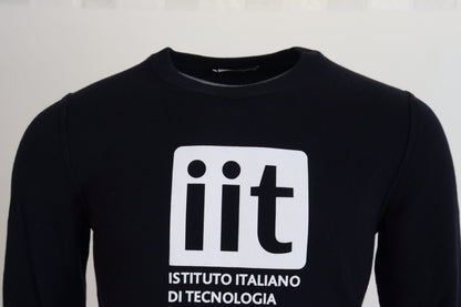 Dolce &amp; Gabbana Blauer Pullover aus Kaschmir mit iit-Print