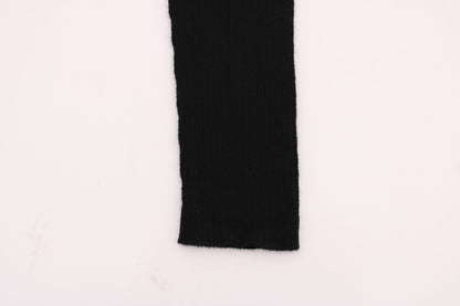 Dolce &amp; Gabbana Schwarze Slim Fit-Kaschmirhose für Damen