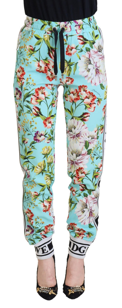 Dolce &amp; Gabbana – Jogginghose mit mehrfarbigem Blumenmuster