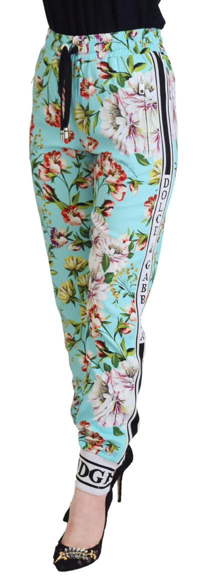 Dolce &amp; Gabbana – Jogginghose mit mehrfarbigem Blumenmuster
