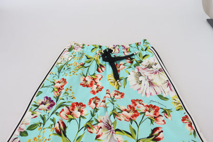 Dolce &amp; Gabbana – Jogginghose mit mehrfarbigem Blumenmuster