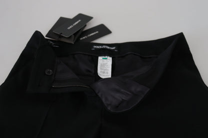 Dolce &amp; Gabbana Schwarze High Waist Damenhose