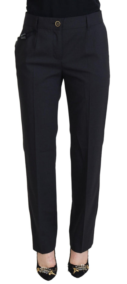 Dolce &amp; Gabbana Graue formelle Karottenhose für Damen