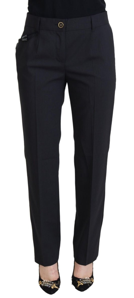 Dolce &amp; Gabbana Graue formelle Karottenhose für Damen