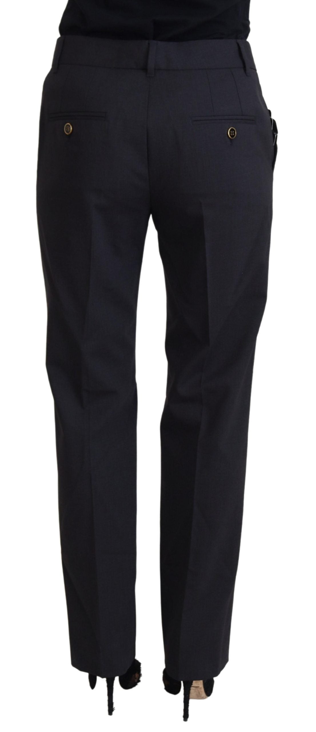 Dolce &amp; Gabbana Graue formelle Karottenhose für Damen