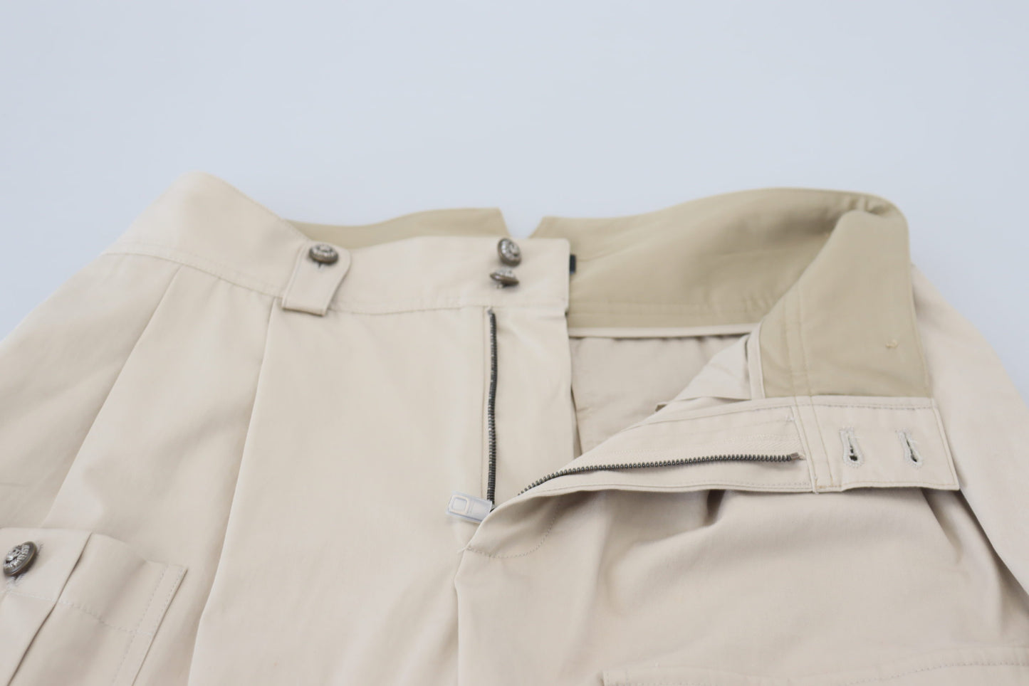 Dolce &amp; Gabbana Beige Cargohose aus Baumwolle für Damen
