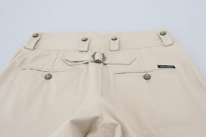 Dolce &amp; Gabbana Beige Cargohose aus Baumwolle für Damen