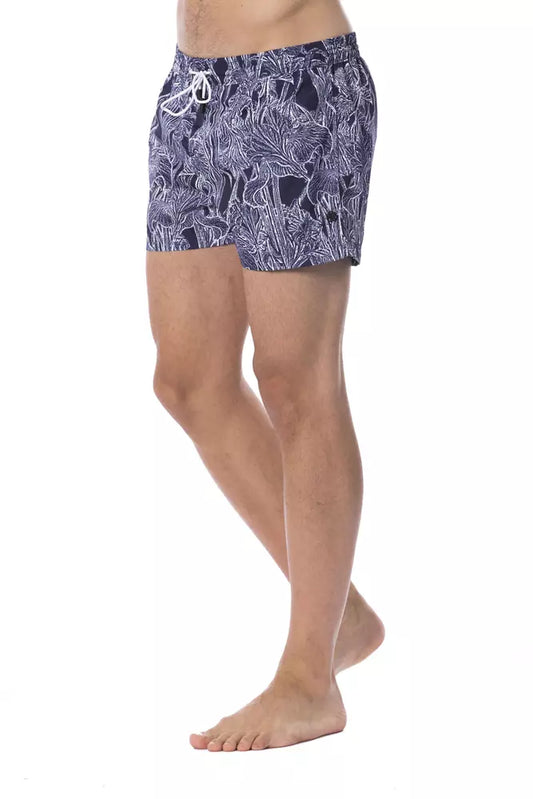 Roberto Cavalli Sport Blauer Polyester-Badeanzug für Herren