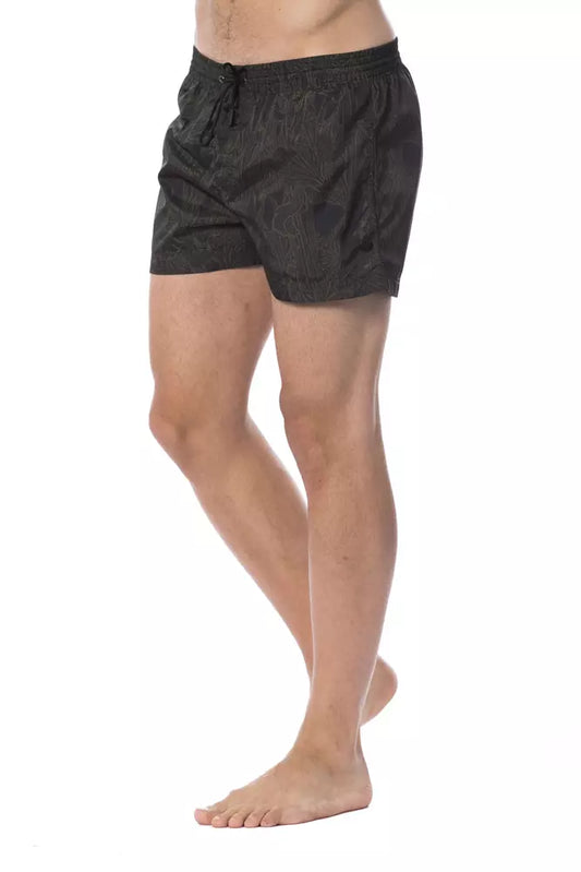 Roberto Cavalli Sport Army Polyester Herren Bademode