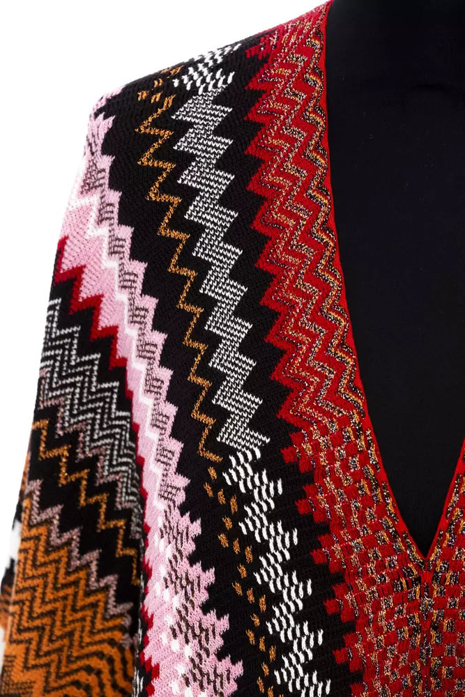 Missoni Mehrfarbiger Wollponcho für Damen