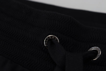 Dolce &amp; Gabbana Schwarze Jogginghose mit DG-Print für Herren