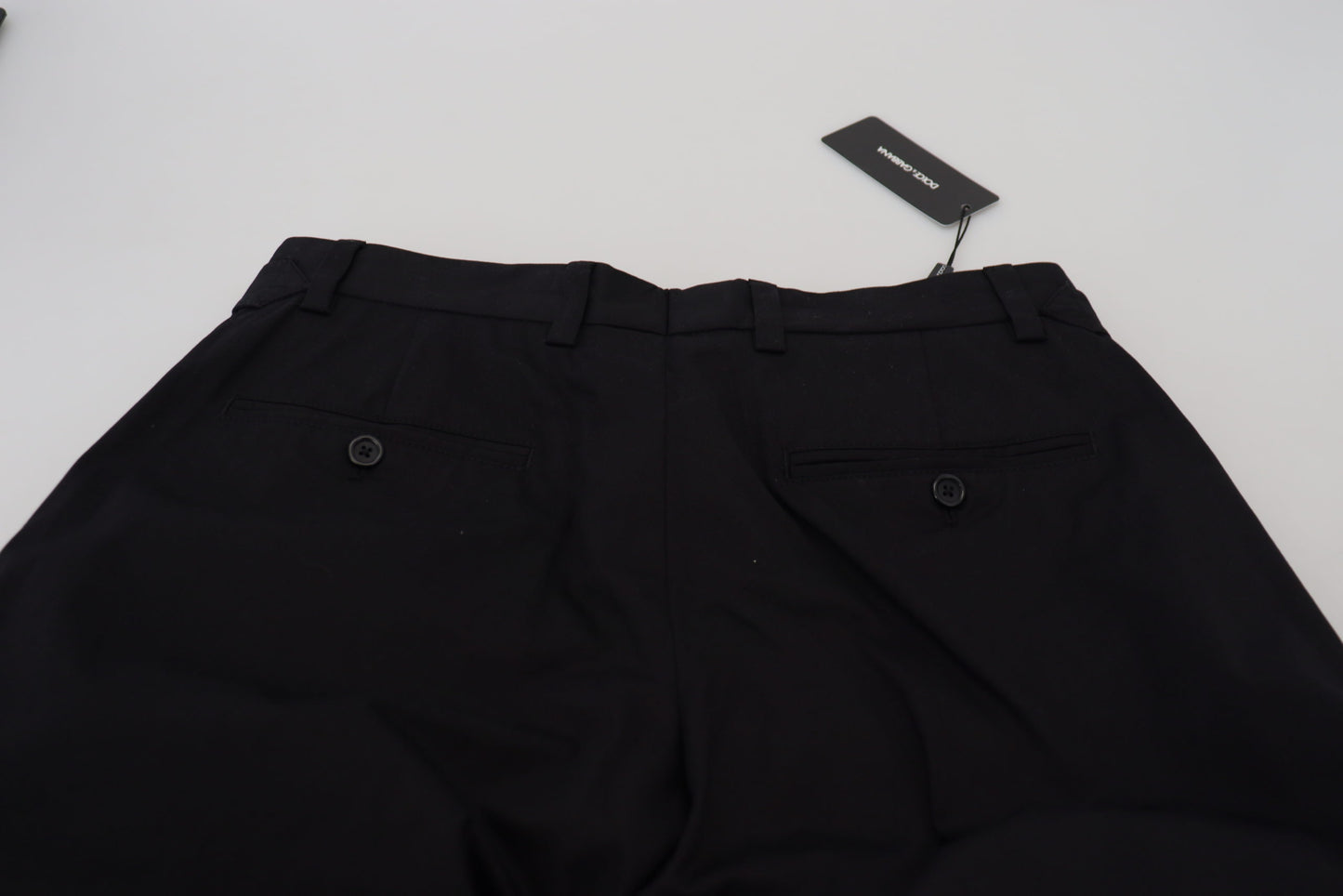 Dolce &amp; Gabbana – Schwarze Chinohose aus Baumwolle