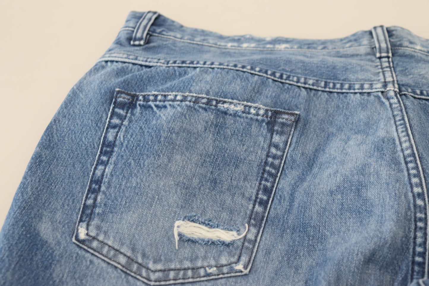 Dolce &amp; Gabbana – Lässige Jeans aus gewaschener Baumwolle in Blau