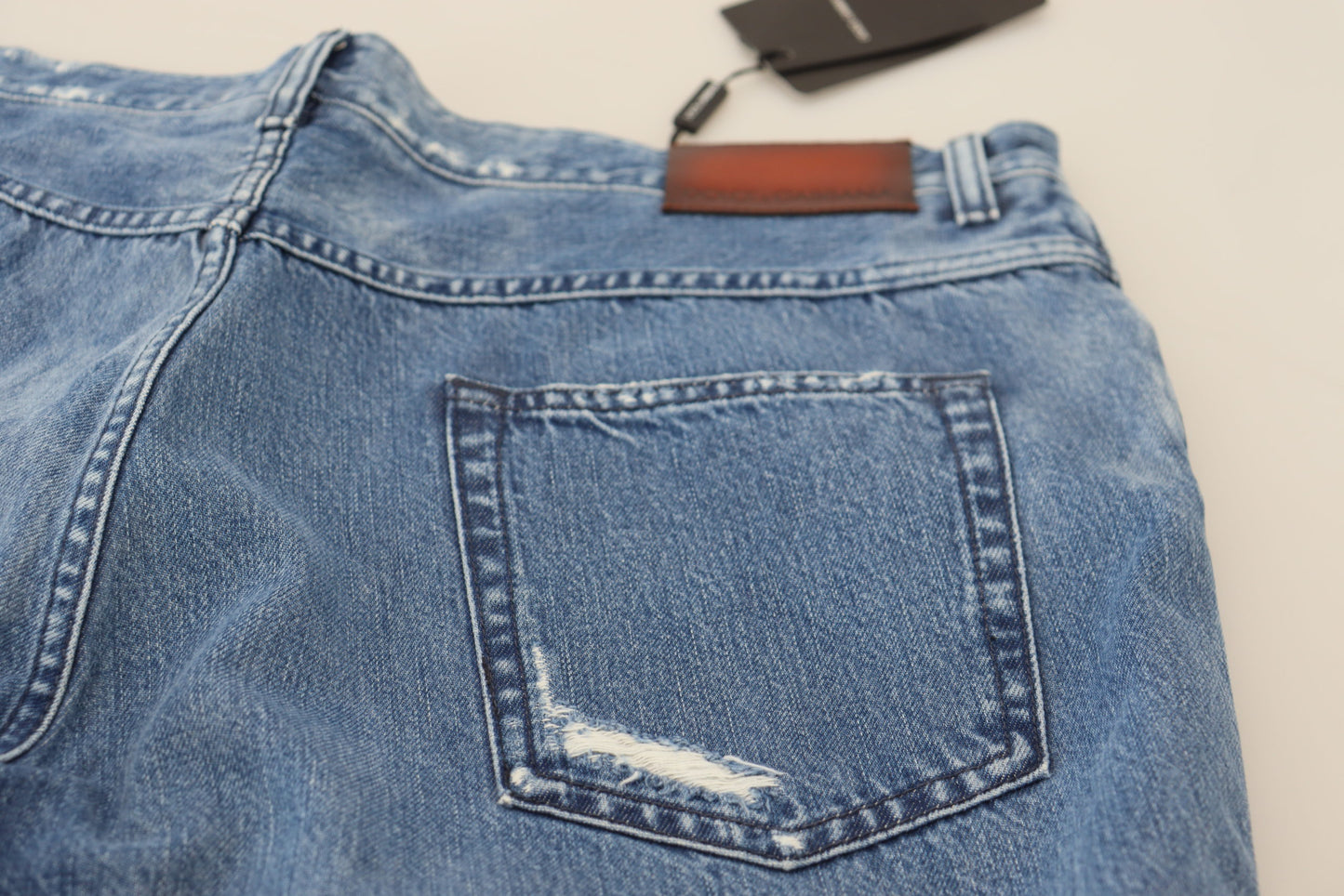 Dolce &amp; Gabbana – Lässige Jeans aus gewaschener Baumwolle in Blau