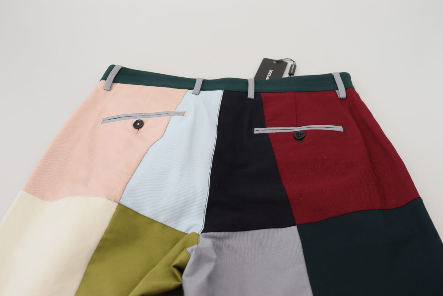Dolce &amp; Gabbana Mehrfarbige Patchworkhose aus Baumwolle