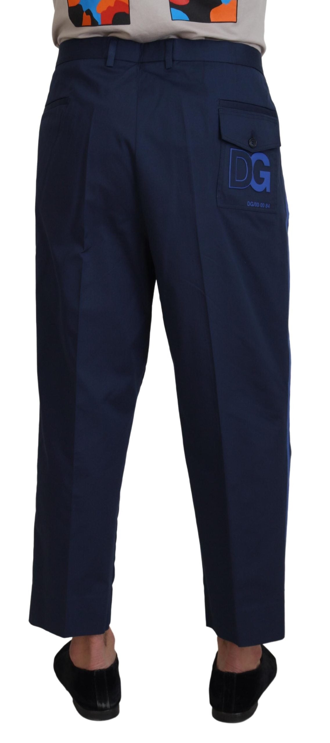 Dolce &amp; Gabbana Blaue Baumwollhose für Herren