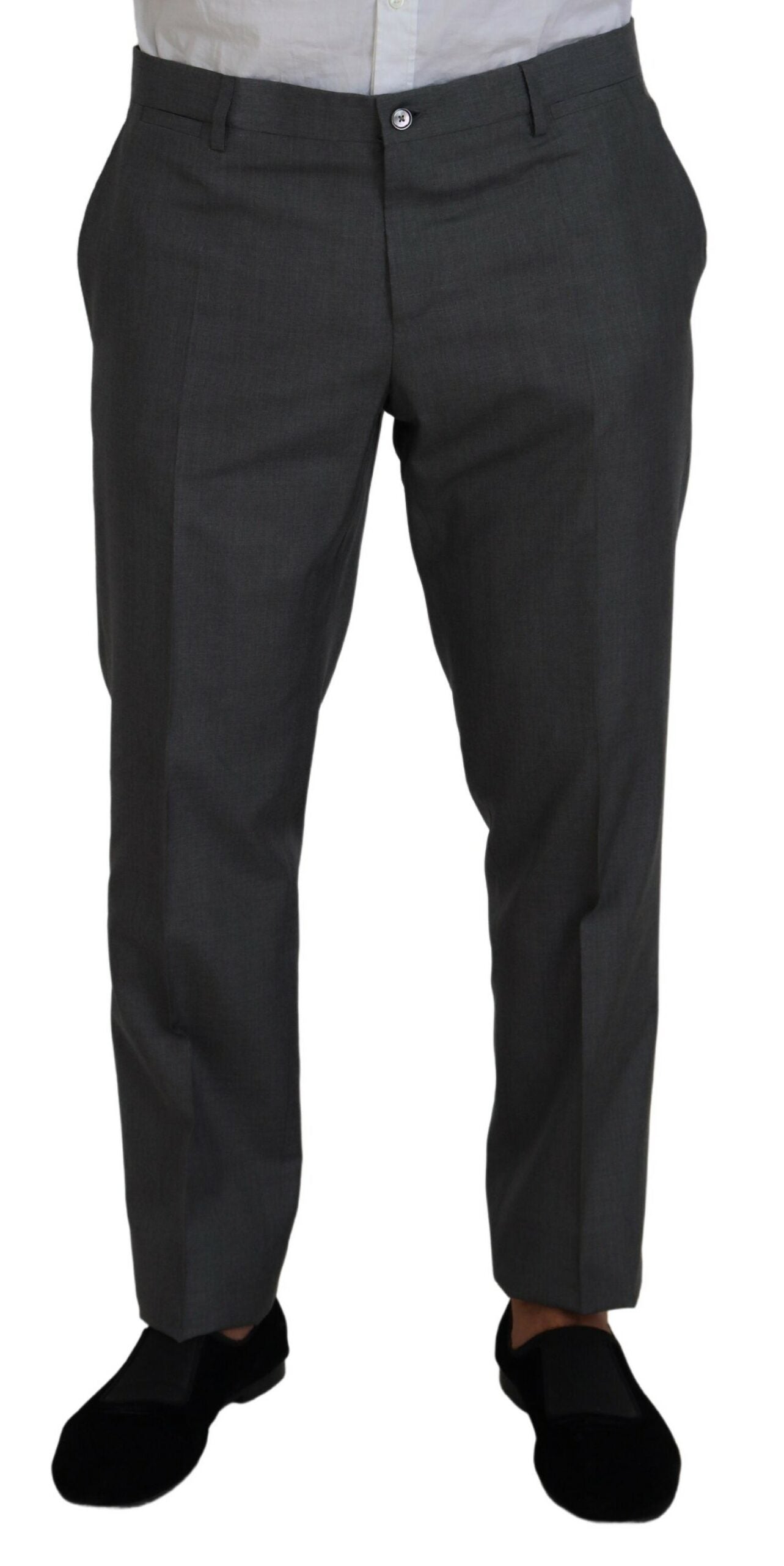 Dolce &amp; Gabbana Gray MARTINI 3 Piece Slim Fit Suit