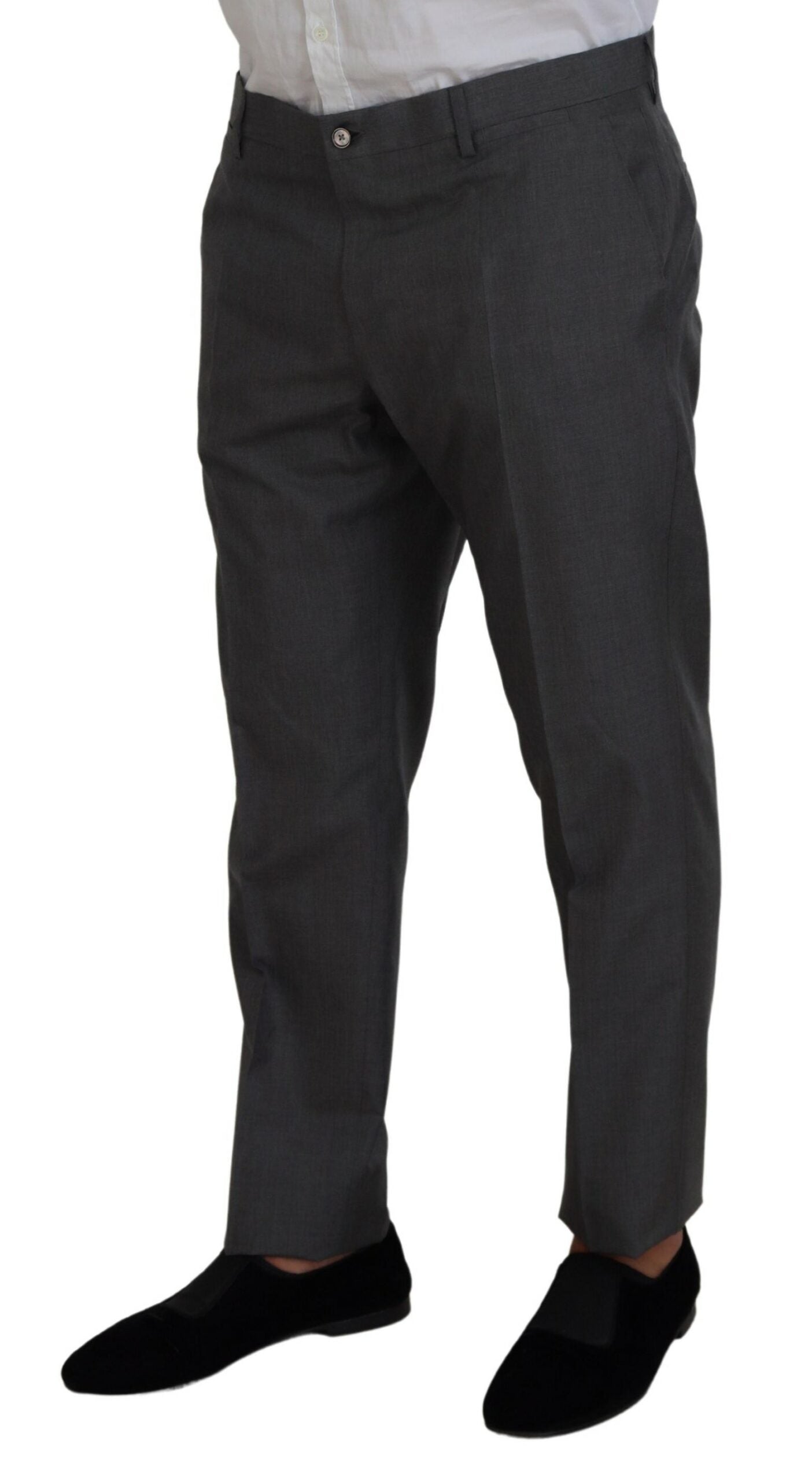 Dolce &amp; Gabbana Gray MARTINI 3 Piece Slim Fit Suit