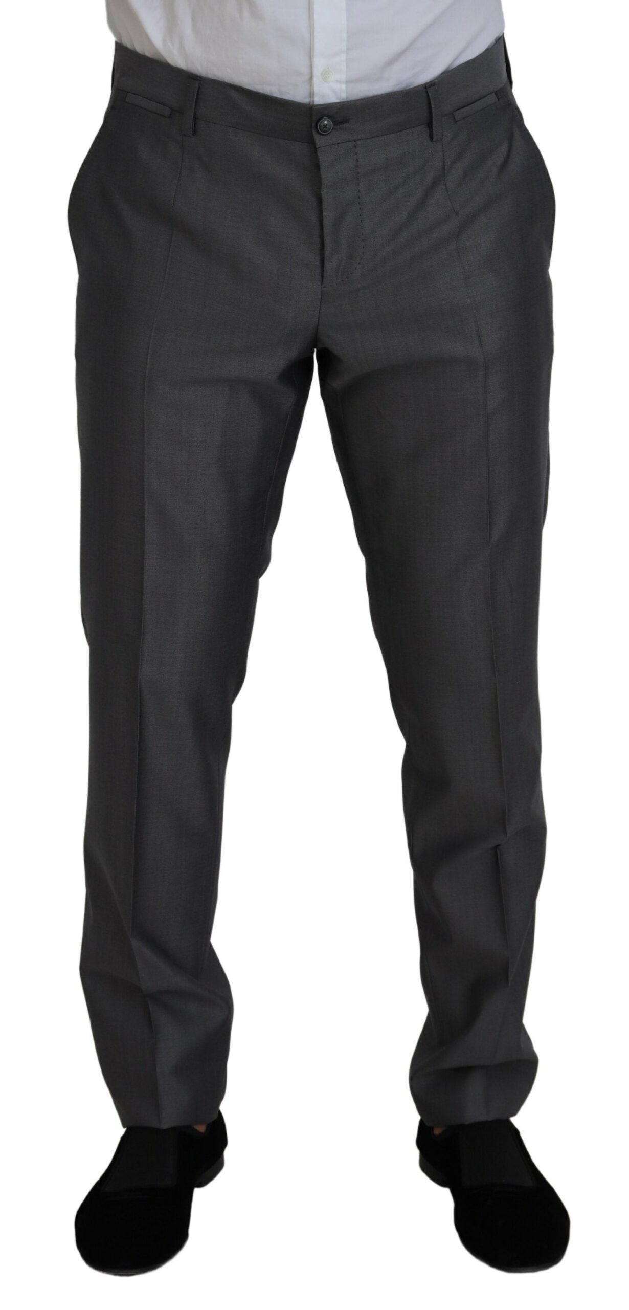Dolce &amp; Gabbana Gray SICILIA 3 Piece Slim Fit Suit