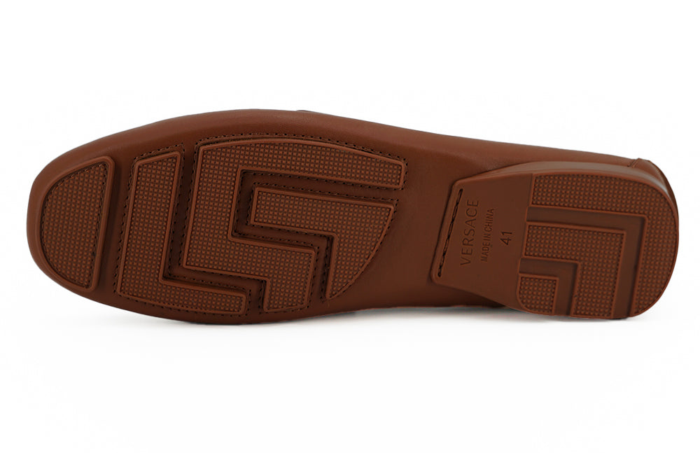 Versace – Elegante Leder-Loafer mit Medusa-Prägung