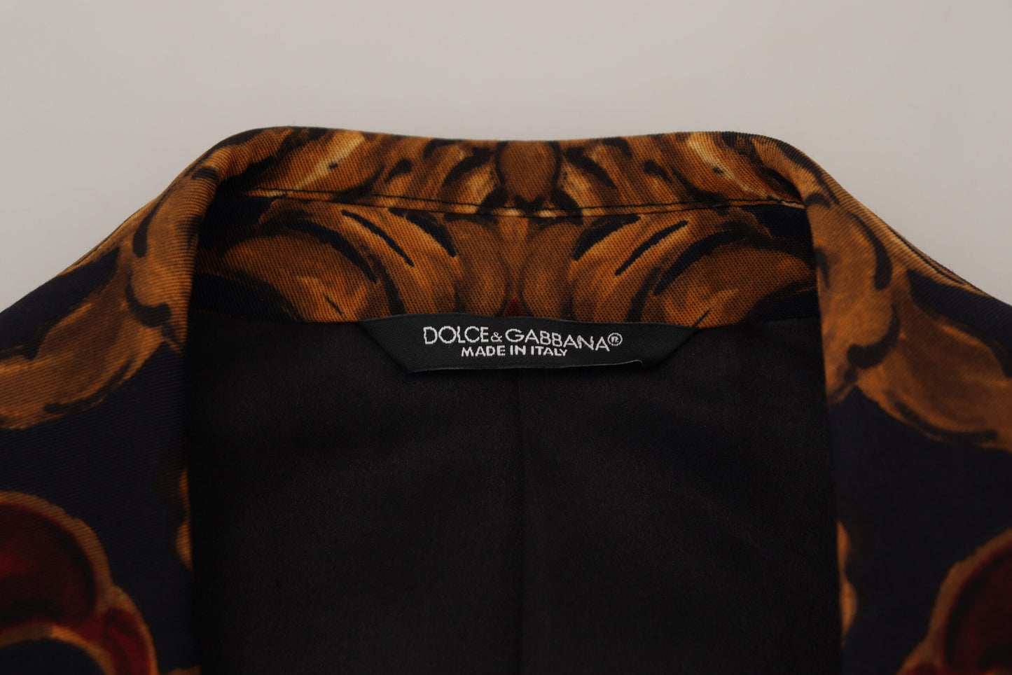 Dolce &amp; Gabbana – Einreihiger Martini-Blazer mit mehrfarbigem Blumenmuster